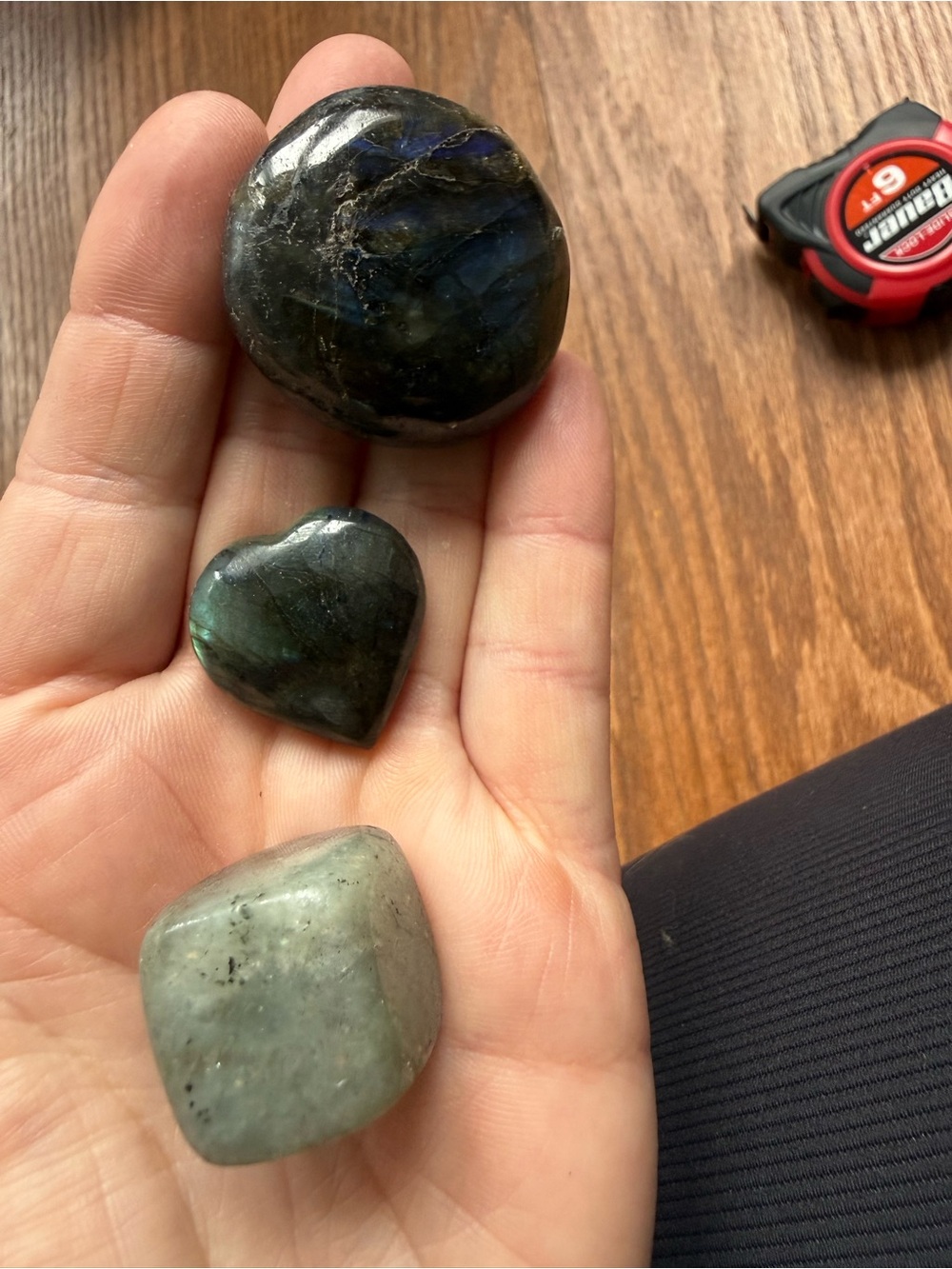 Flashy labradorite crystal bundle